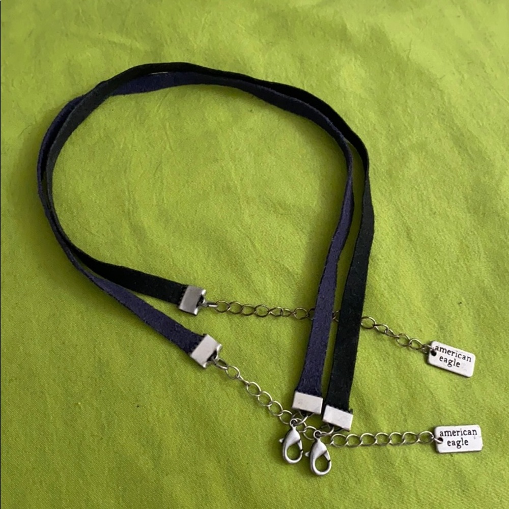 Two American Eagle Velvet Chokers